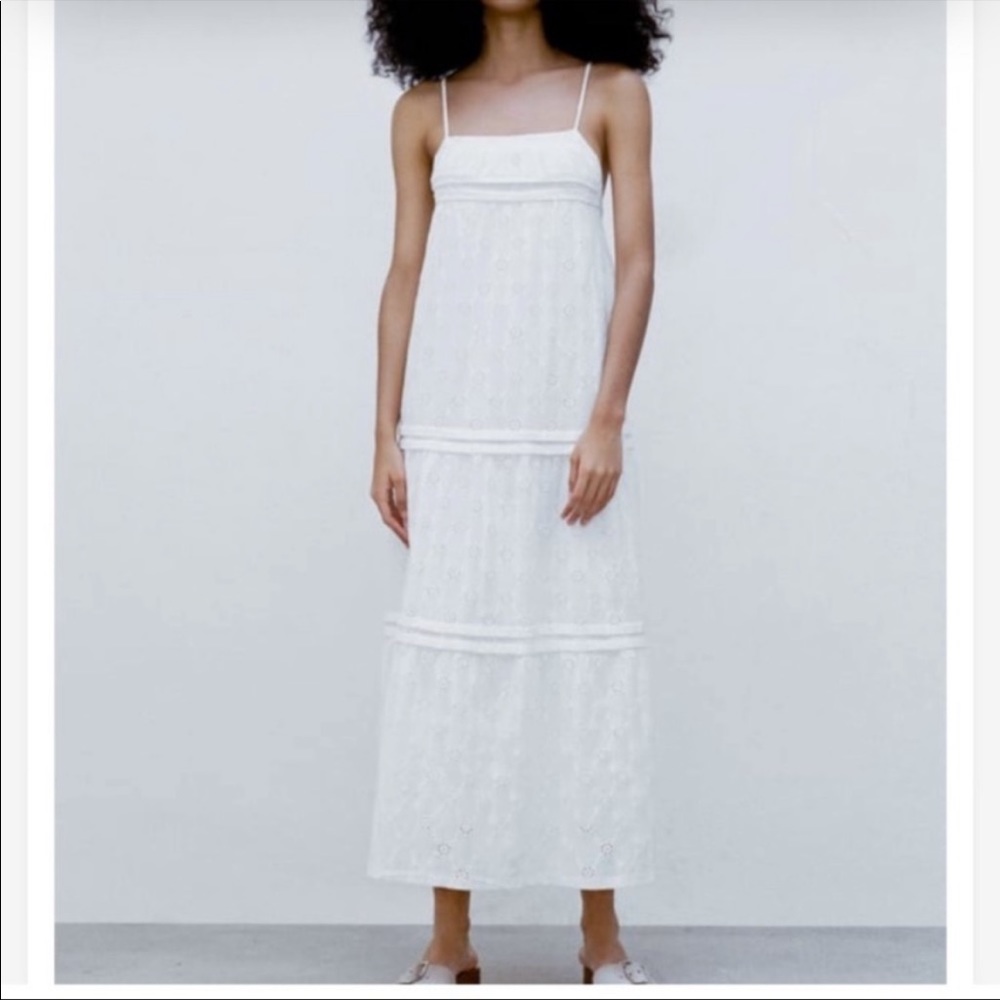 Zara White Dress